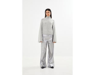 Inja silver wide leg pant.
