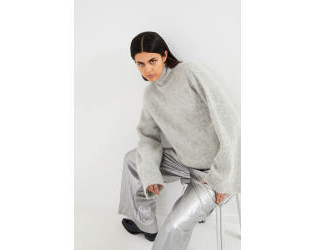 Inja silver wide leg pant.